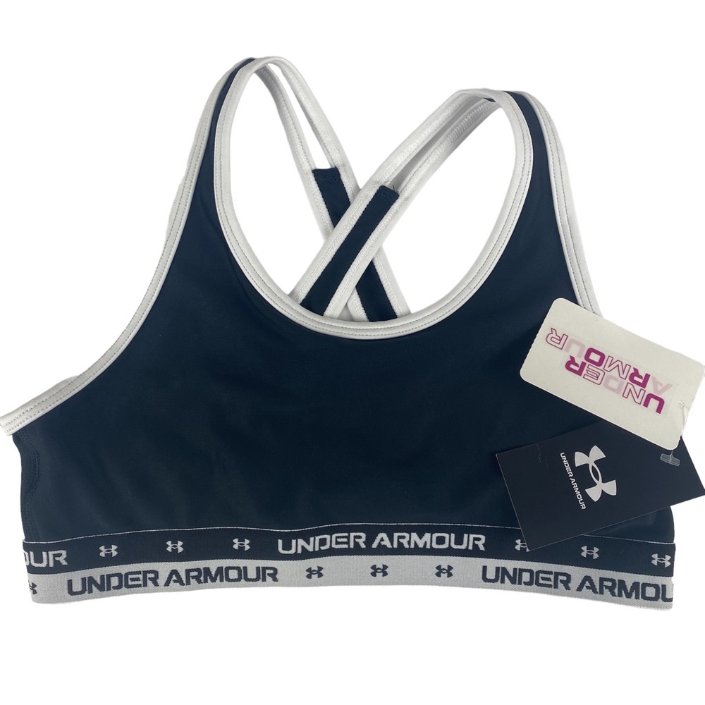 Under Armour Jr. Girl's Crossback Sports Bra Size L NWT